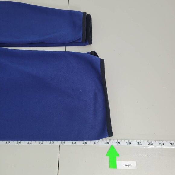 NIKE Dri-Fit Blue & Black 3/4 Zip Athletic Pullover Sweatshirt Mens Size Medium - Picture 12 of 15